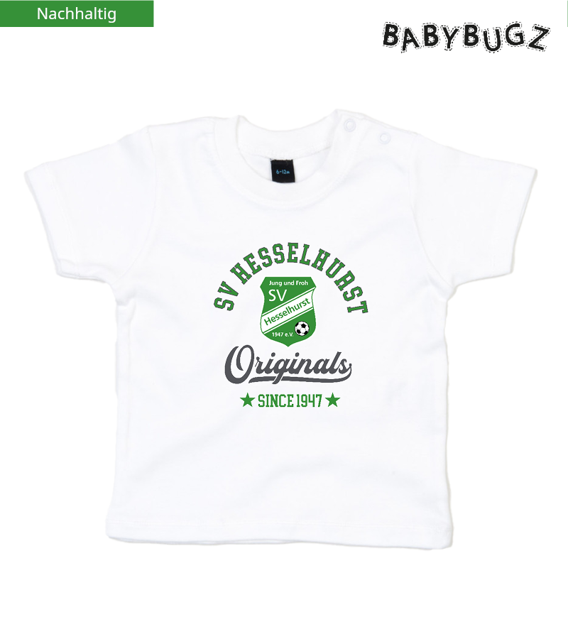 Babybugz Baby T-Shirt White "Jacob"