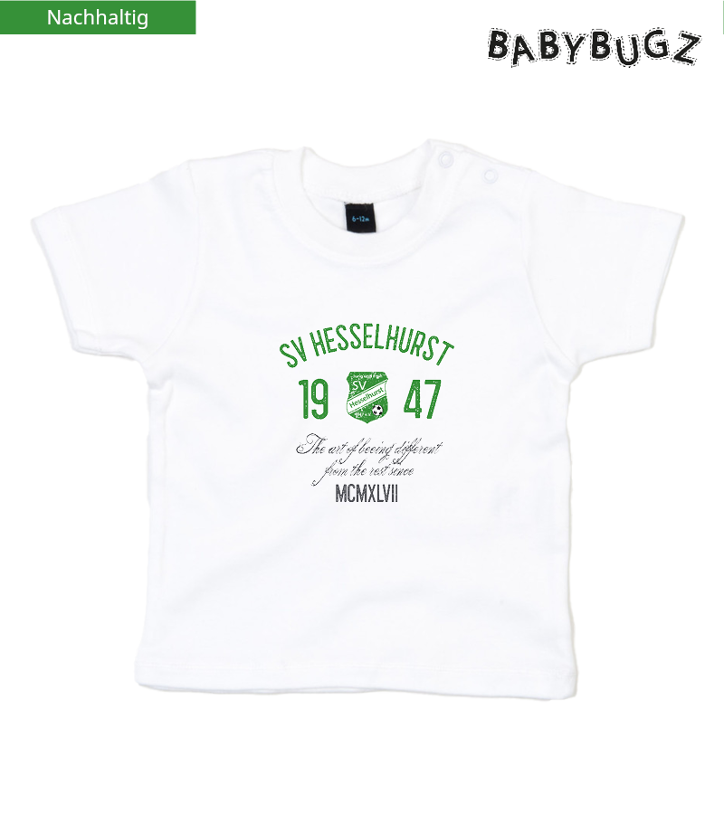Babybugz Baby T-Shirt White "Isack"