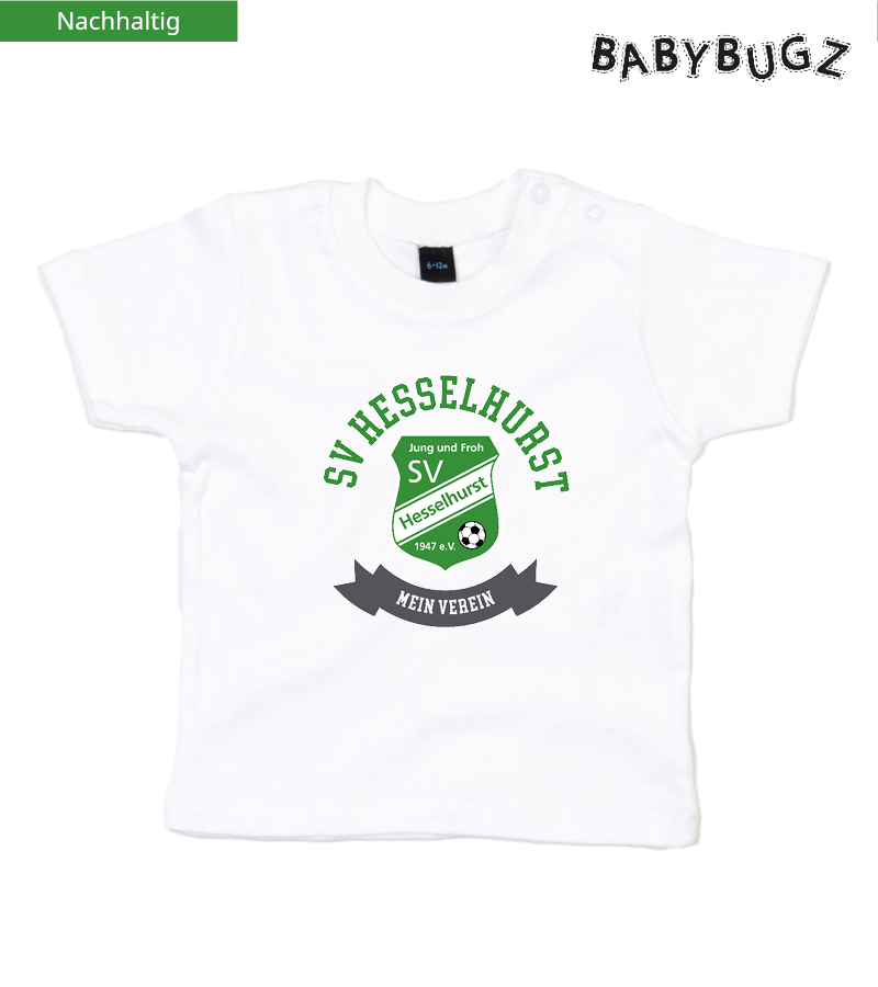 Babybugz Baby T-Shirt White "Bono"