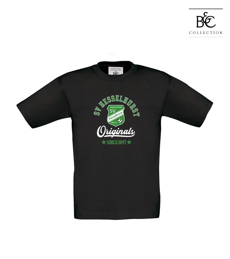 B&C Kinder T-Shirt Black "Jacob"