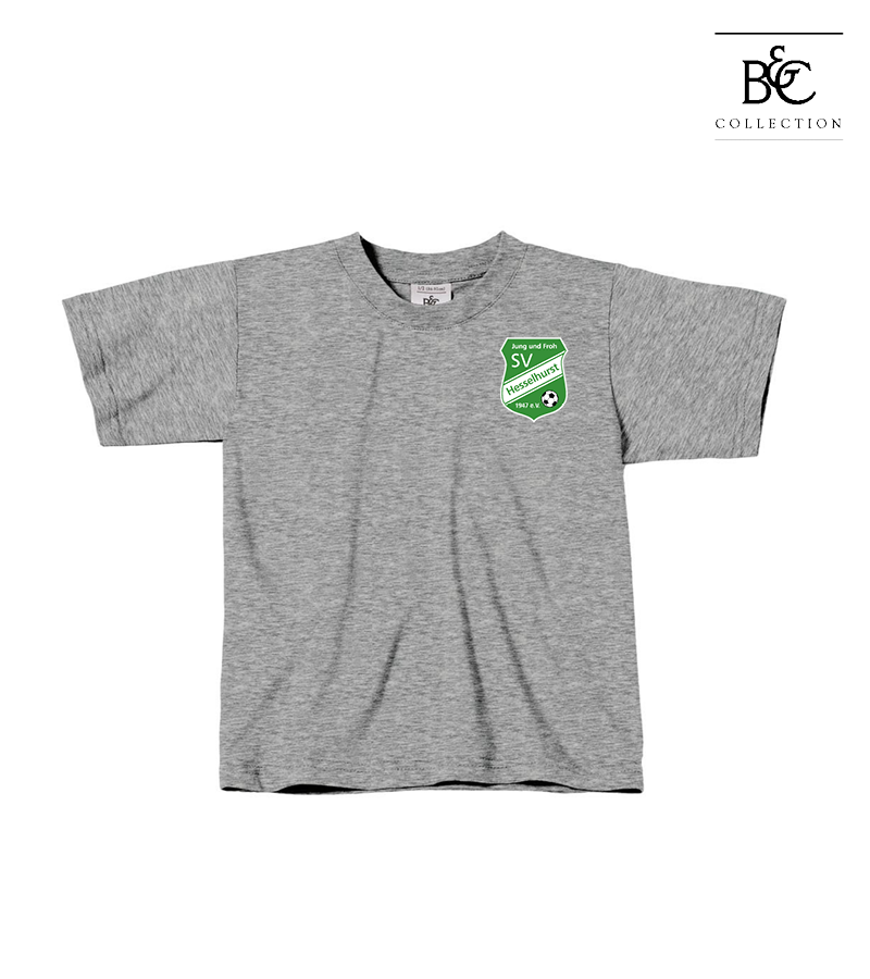 B&C Kinder T-Shirt Sports Grey "Anton"