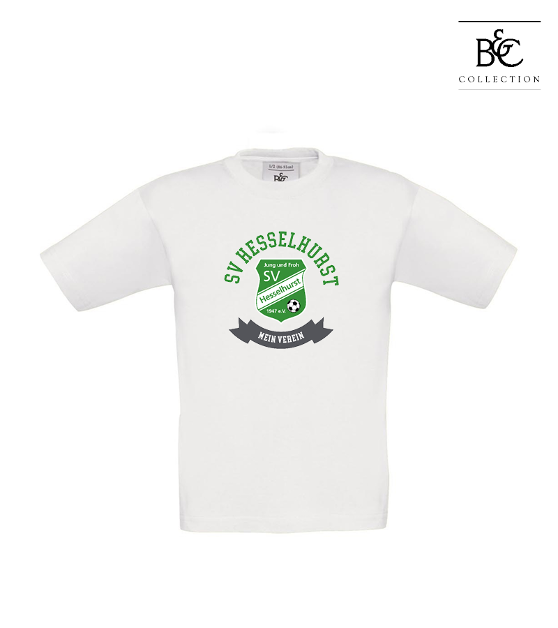 B&C Kinder T-Shirt White "Bono"