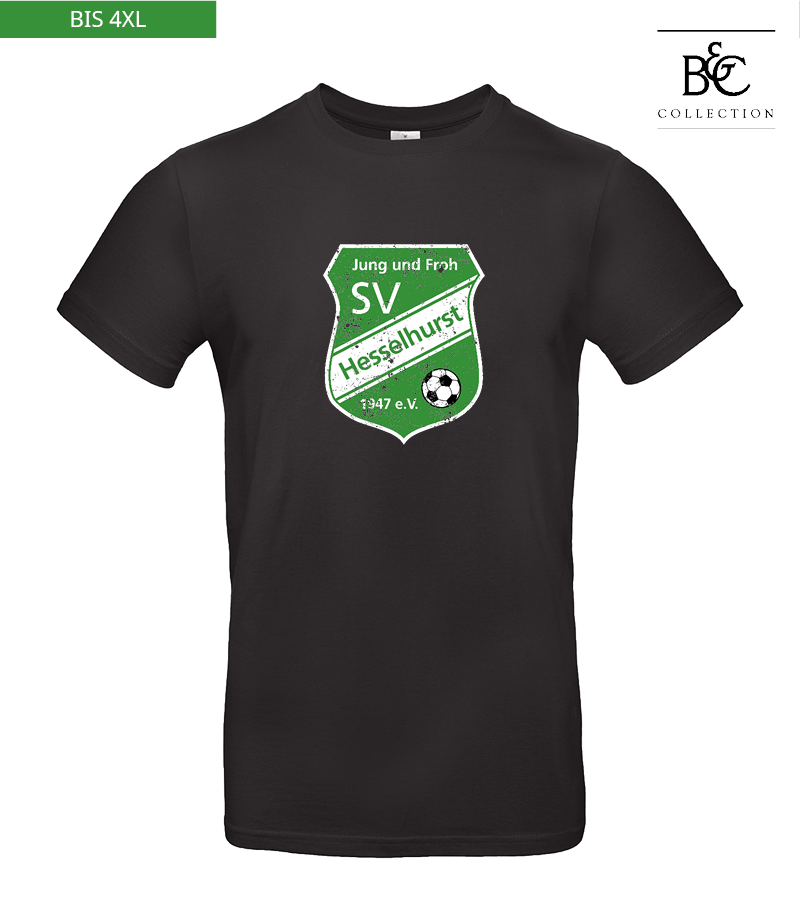 B&C Herren T-Shirt Black "Uwe Frontprint"