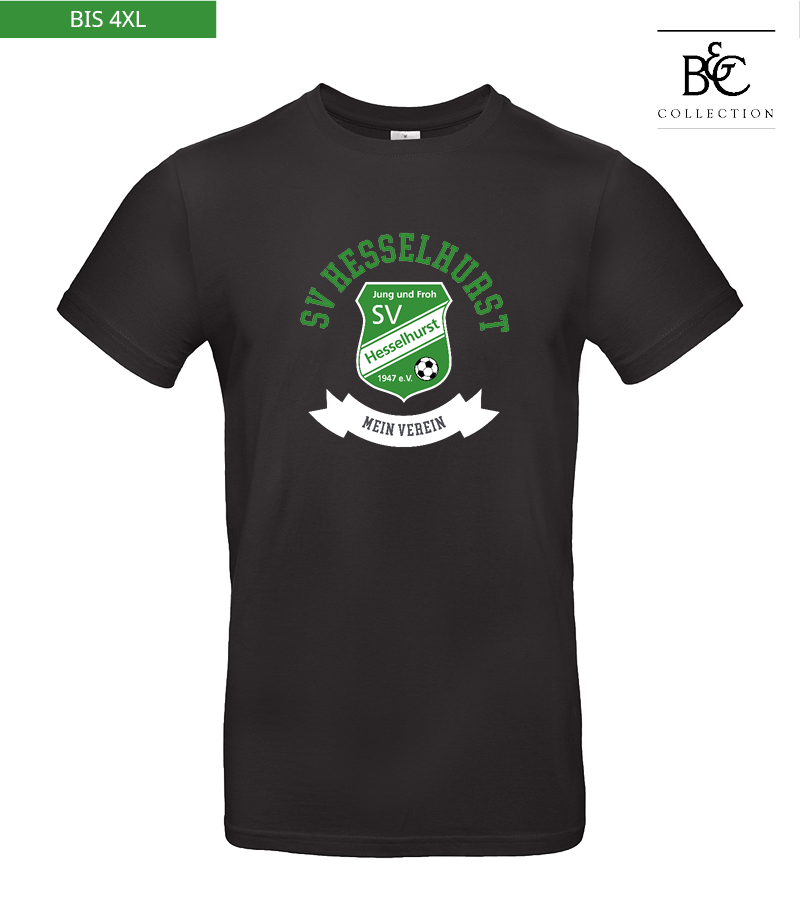 B&C Herren T-Shirt Black "Bono"