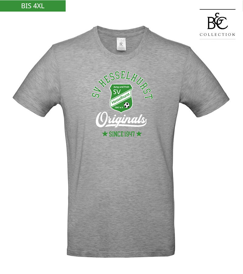 B&C Herren T-Shirt Sports Grey "Jacob"