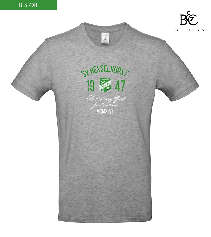 B&C Herren T-Shirt Sports Grey "Isack"