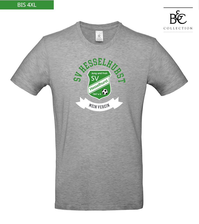 B&C Herren T-Shirt Sports Grey "Bono"