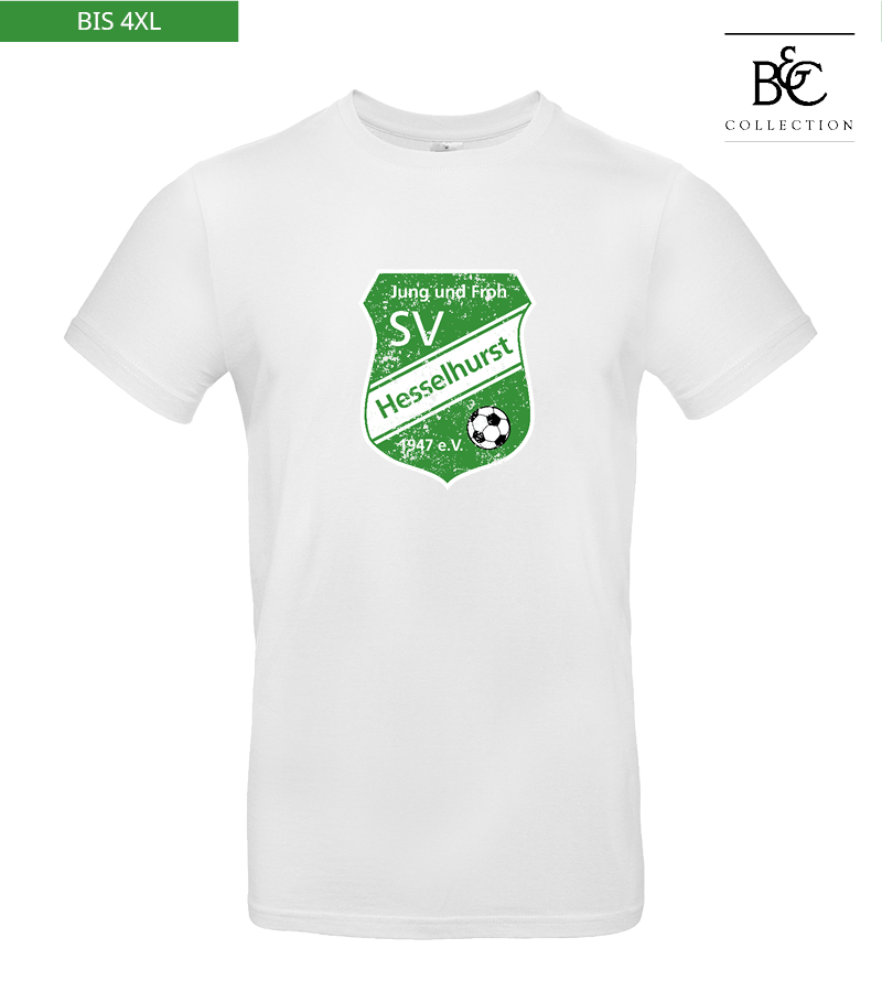 B&C Herren T-Shirt White "Uwe Frontprint"