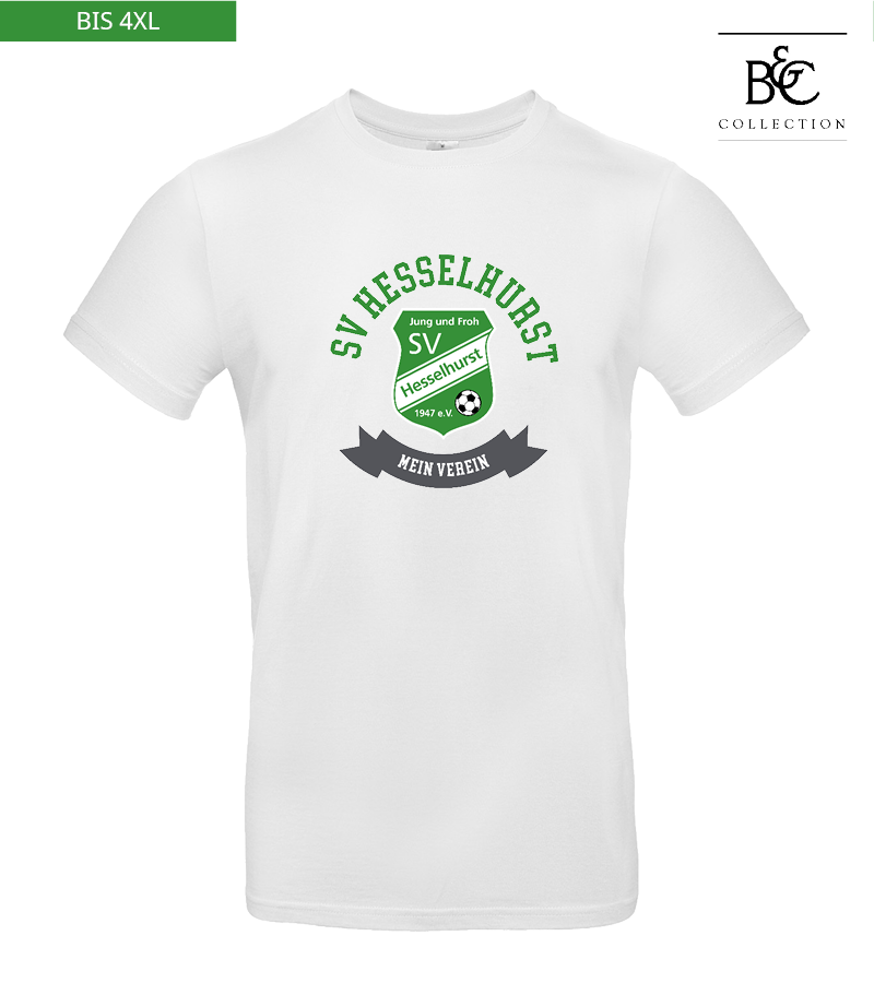 B&C Herren T-Shirt White "Bono"