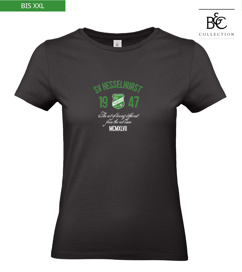 B&C Damen T-Shirt Black "Isack"