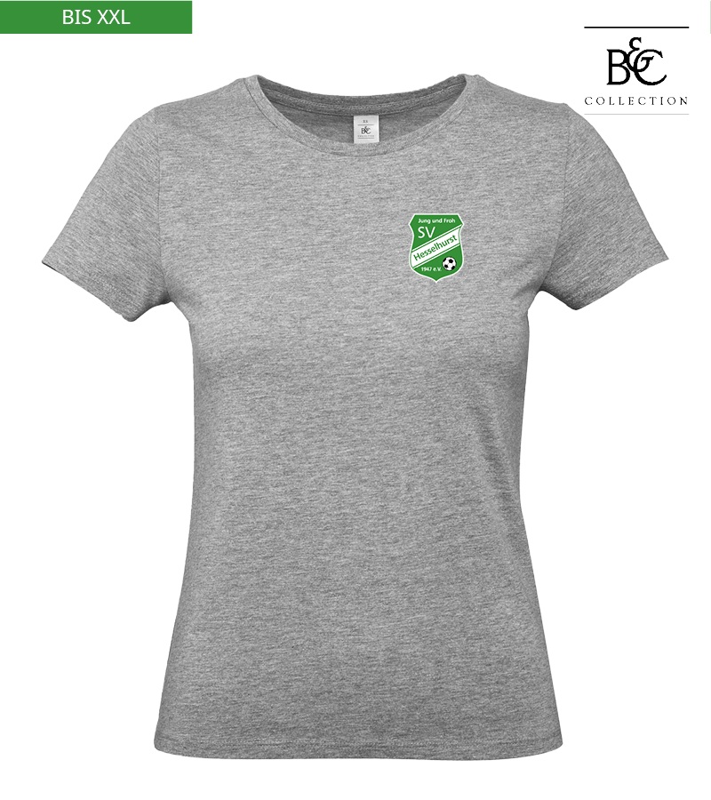 B&C Damen T-Shirt Sports Grey "Anton"