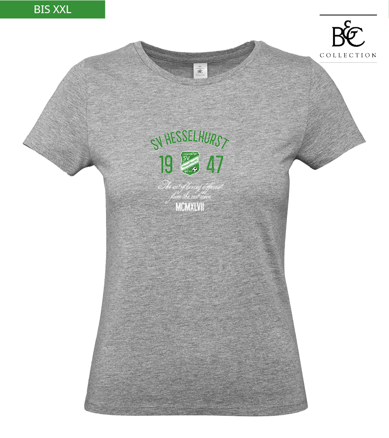 B&C Damen T-Shirt Sports Grey "Isack"