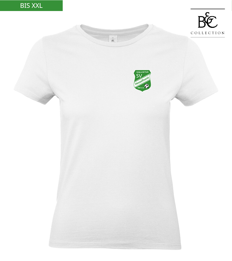 B&C Damen T-Shirt White "Anton"