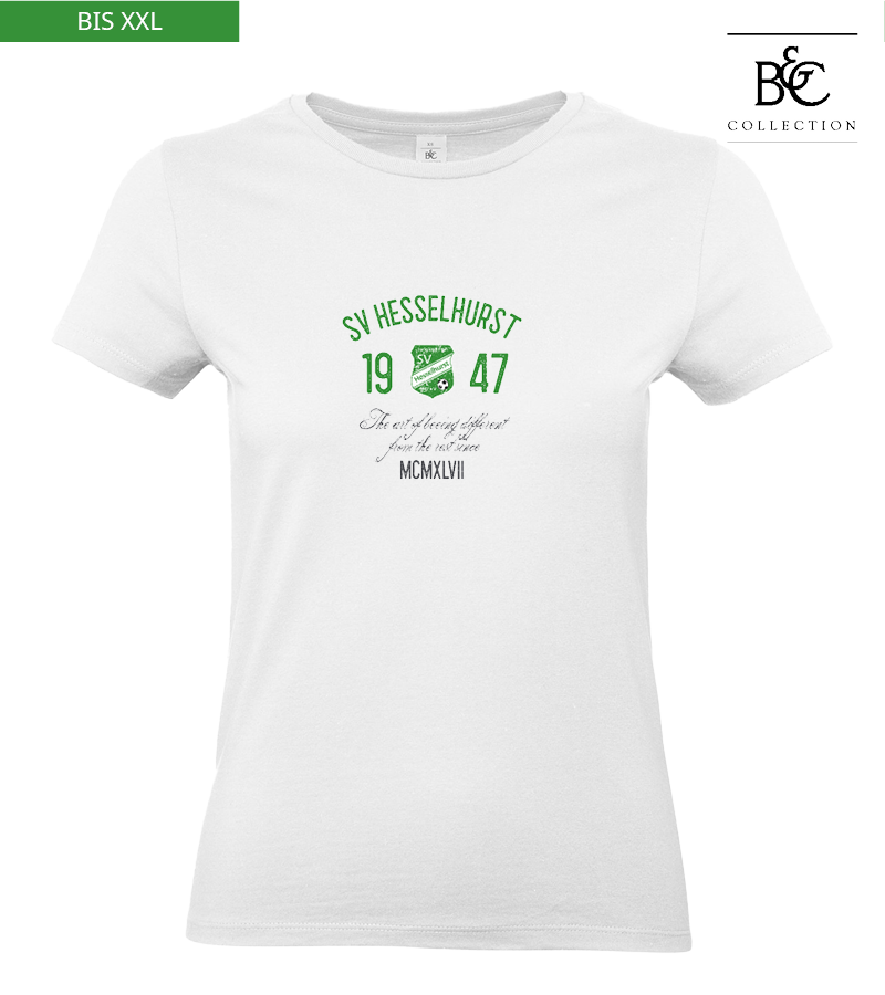 B&C Damen T-Shirt White "Isack"