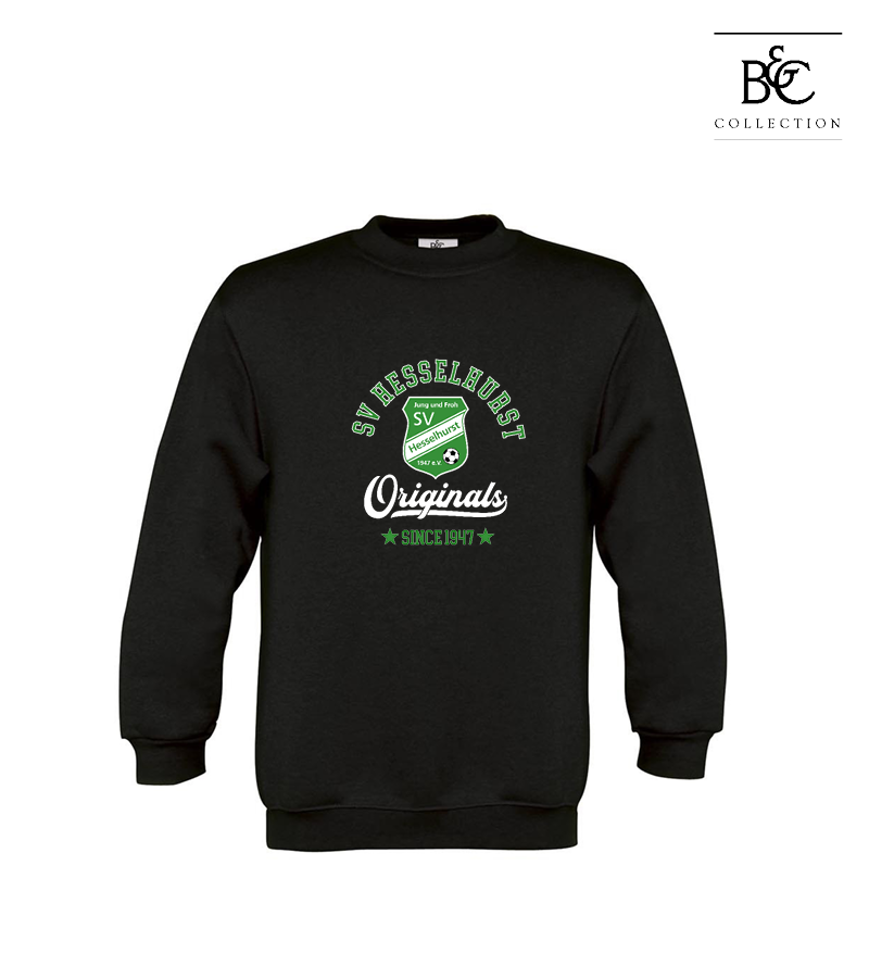 B&C Kinder Sweatshirt Black "Jacob"