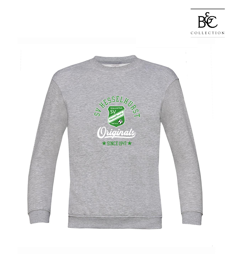 B&C Kinder Sweatshirt Heather Grey "Jacob"