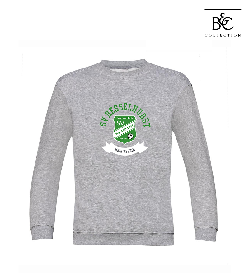 B&C Kinder Sweatshirt Heather Grey "Bono"