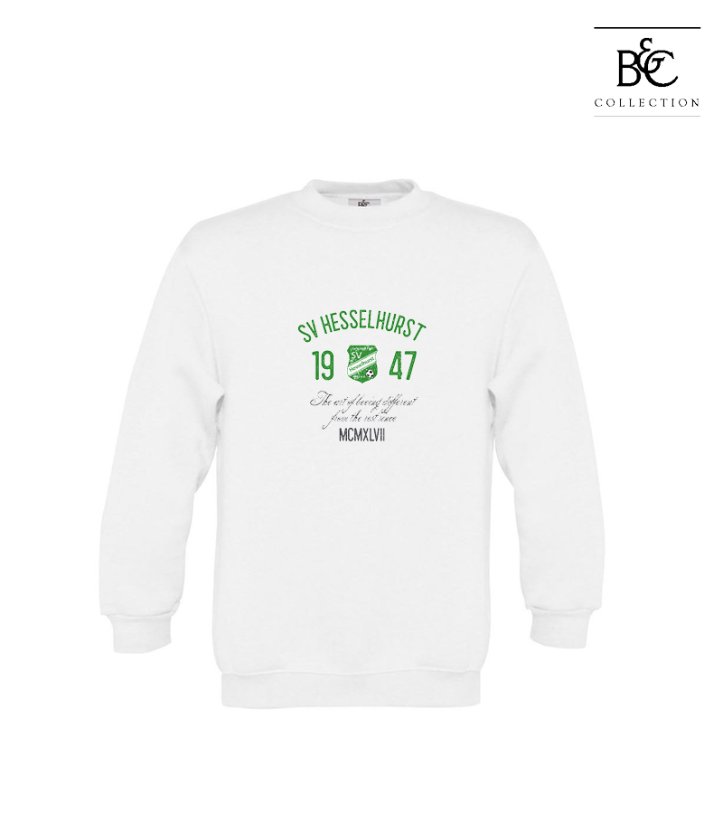B&C Kinder Sweatshirt White "Isack"