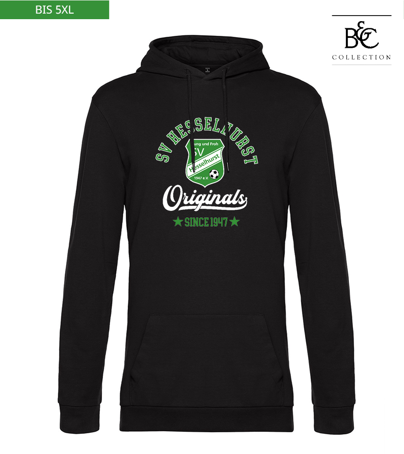 B&C Herren Hoodie Black Pure "Jacob"