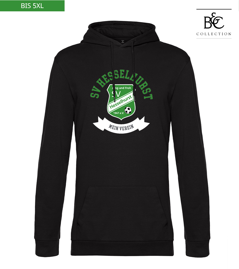 B&C Herren Hoodie Black Pure "Bono"