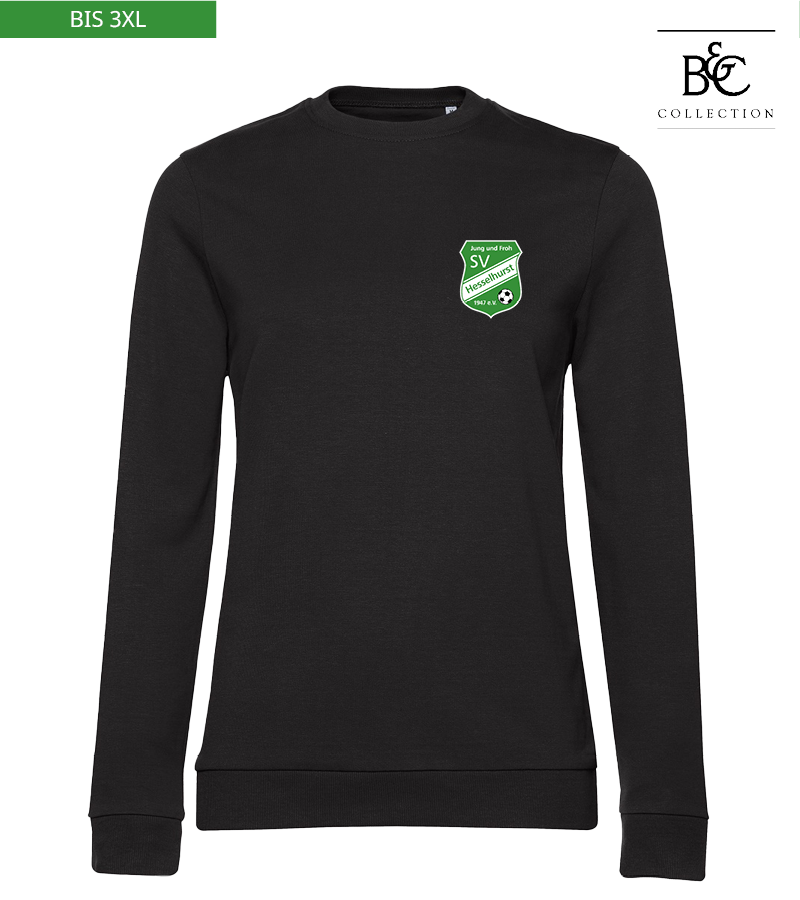 B&C Damen Sweatshirt Black Pure "Anton"