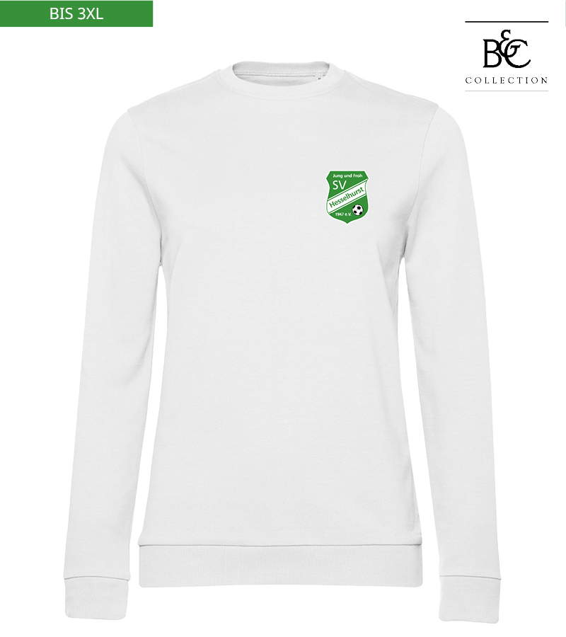 B&C Damen Sweatshirt White "Anton"