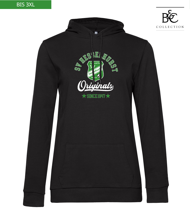 B&C Damen Hoodie Black Pure "Jacob"