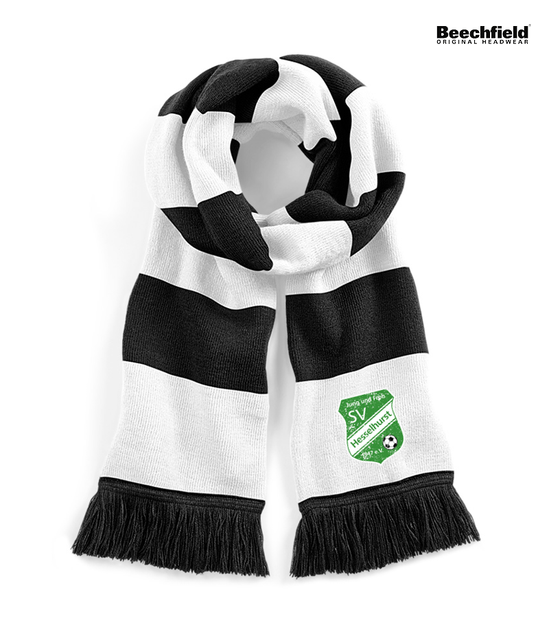 Beechfield Schal Black White "Uwe"