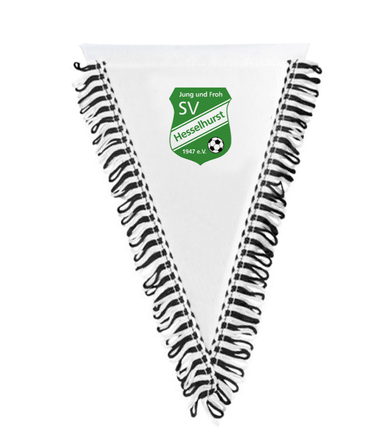 Wimpel dreieckig Black White "Anton"