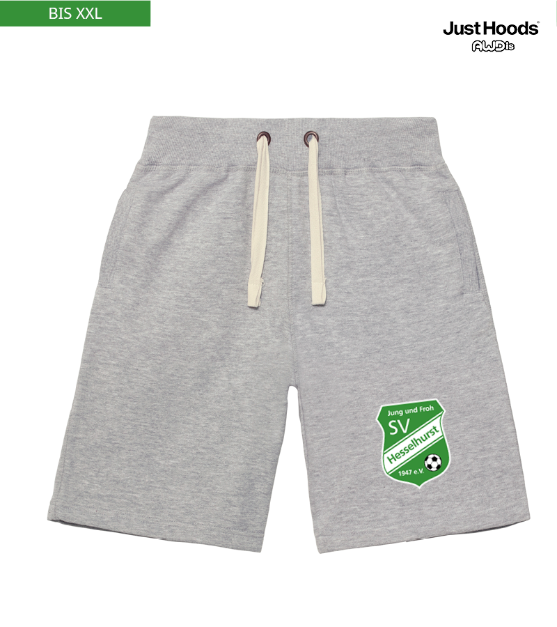 Just Hoods Herren Shorts Heather Grey "Anton"