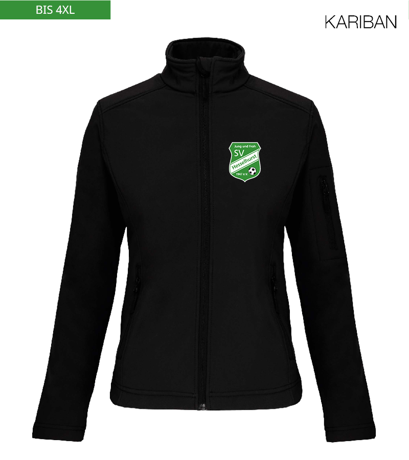 Kariban Damen Softshelljacke Black "Anton"