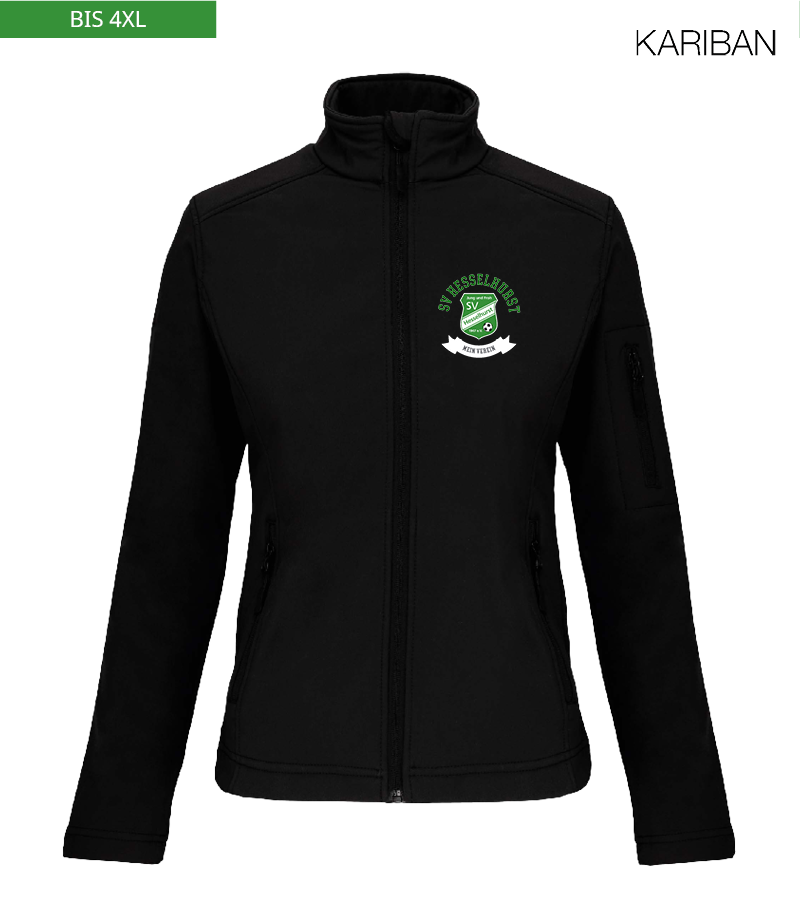 Kariban Damen Softshelljacke Black "Bono"