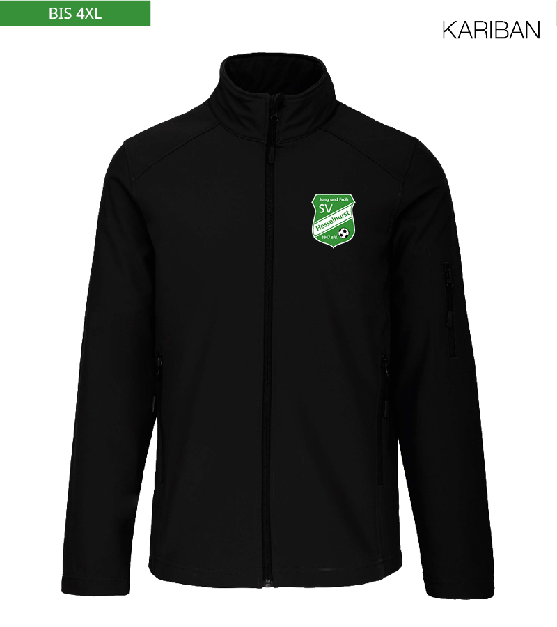 Kariban Herren Softshelljacke Black "Anton"